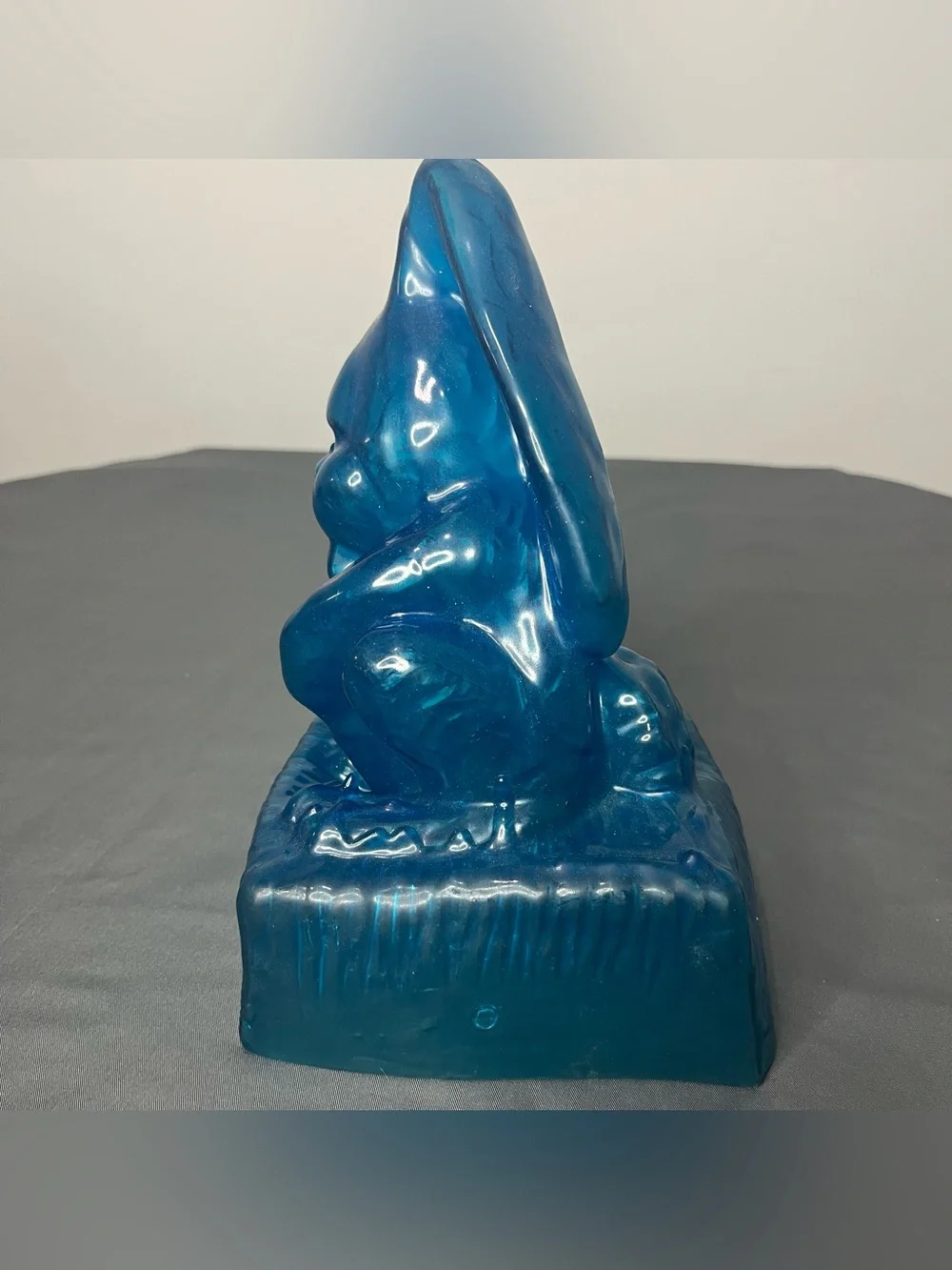 Vintage Ice Art Ice Sculpture Molds Bunny Rabbit Reusable Blue Plastic Silicone